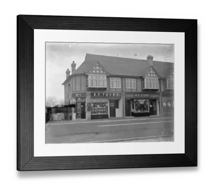 Framed Print : Robins Shop - E F Tovey 1935