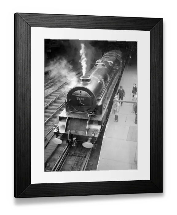 Framed Print : The Turbomotive considered a starting innovation in British railway practice, is Framed Print : The Turbomotive considered a starting innovation in British railway practice, is