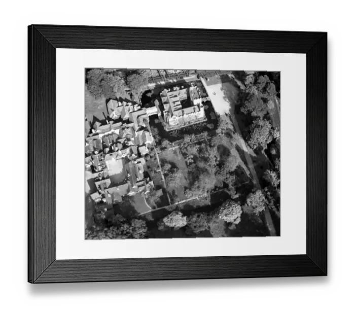 Framed Print : Aerial view of Hever Castle, Hever, Kent, England 15 September 1962 Framed Print : Aerial view of Hever Castle, Hever, Kent, England 15 September 1962