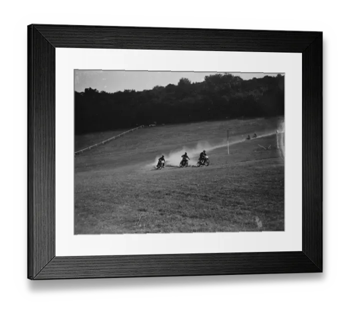 Framed Print : Motor cycling Brands Hatch. 1935 Framed Print : Motor cycling Brands Hatch. 1935