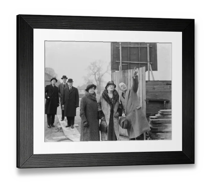 Framed Print : An elderly woman is being shown around the new ambulance headquarters in Dartford, Kent Framed Print : An elderly woman is being shown around the new ambulance headquarters in Dartford, Kent