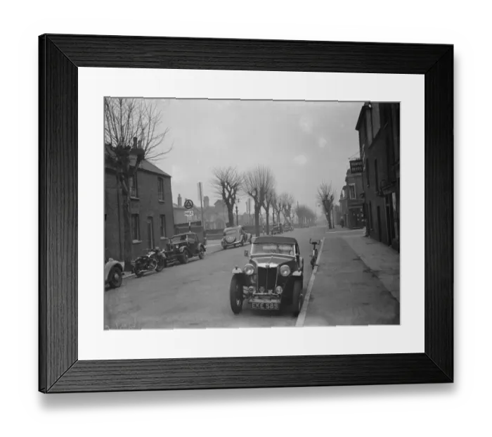 Framed Print : Vehicles parked in Saddington Street, Gravesend, Kent. 1938 Framed Print : Vehicles parked in Saddington Street, Gravesend, Kent. 1938