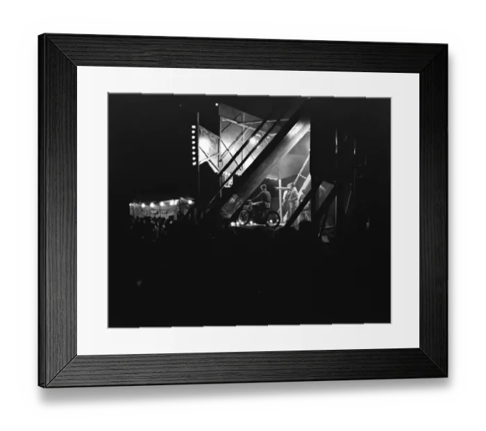 Framed Print : Motorcycle racing at Brands Hatch, Kent. The trial motorbike event Framed Print : Motorcycle racing at Brands Hatch, Kent. The trial motorbike event