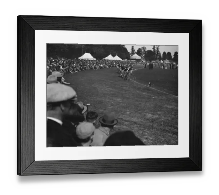 Framed Print : Cycle race, Bexley Heath. 1937 Framed Print : Cycle race, Bexley Heath. 1937