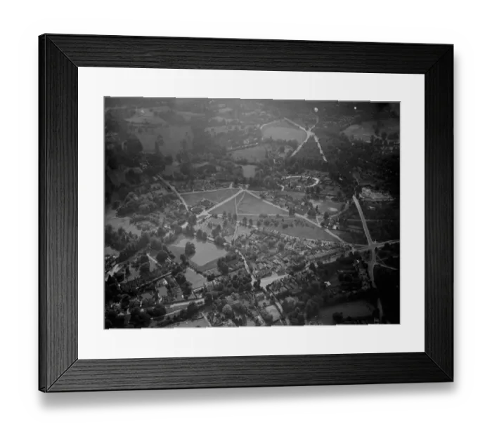 Framed Print : An aerial view of Chislehurst Common in Kent. 1939 Framed Print : An aerial view of Chislehurst Common in Kent. 1939