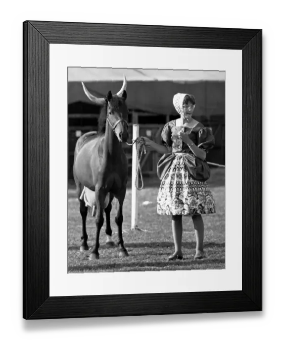 Framed Print : Horse Show Gymkana Fancy Dress Framed Print : Horse Show Gymkana Fancy Dress