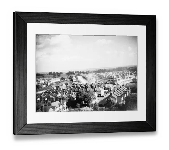 Framed Print : A view over Chislehurst, Kent. 1935