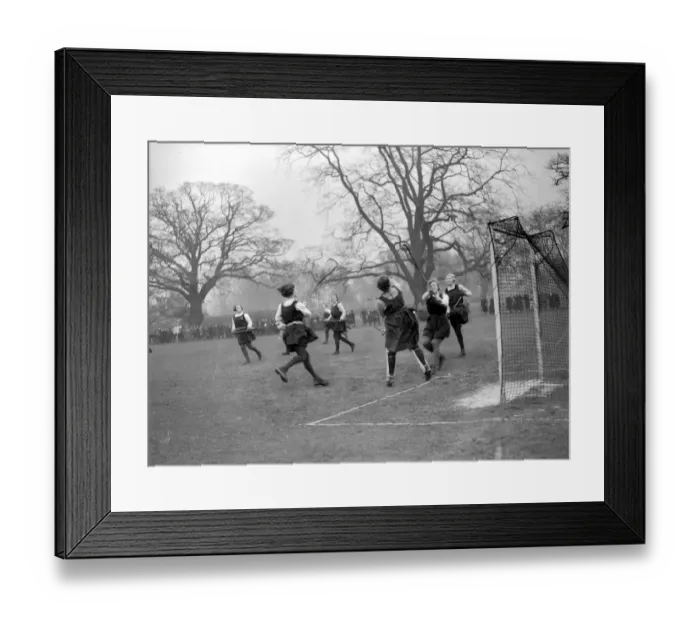 Framed Print : Lacrosse at E. V. W. Chislehurst, Kent. 1934 Framed Print : Lacrosse at E. V. W. Chislehurst, Kent. 1934