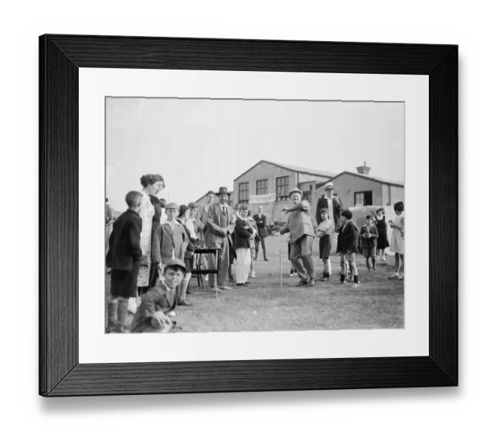 Framed Print : Swanscombe fete in Kent. Mr W J Everard. 1936 Framed Print : Swanscombe fete in Kent. Mr W J Everard. 1936
