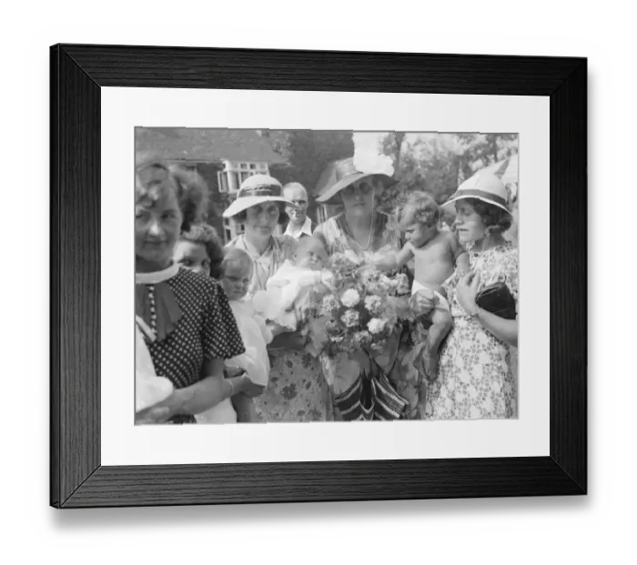 Framed Print : Baby show at the Sidcup fete, Kent. 1939 Framed Print : Baby show at the Sidcup fete, Kent. 1939