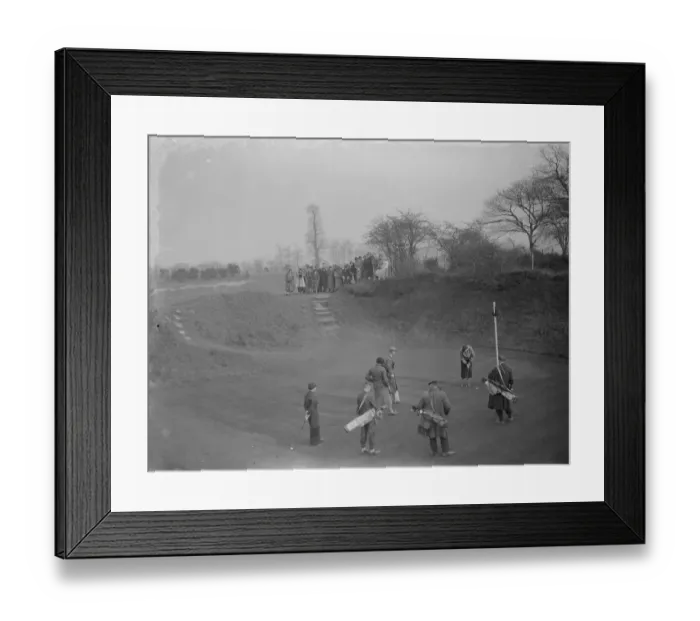 Framed Print : The Dartford Golf Club ladies four competition. Putting on the green Framed Print : The Dartford Golf Club ladies four competition. Putting on the green