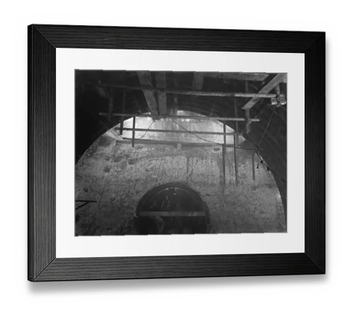 Framed Print : The construction of the Dartford Tunnel, where recently a pilot tunnel was completed