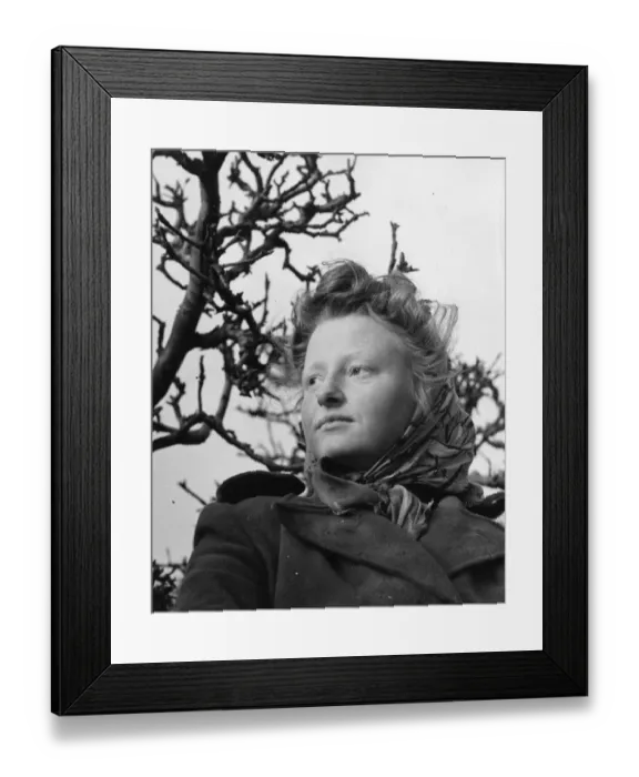 Framed Print : Land Army Girl Framed Print : Land Army Girl