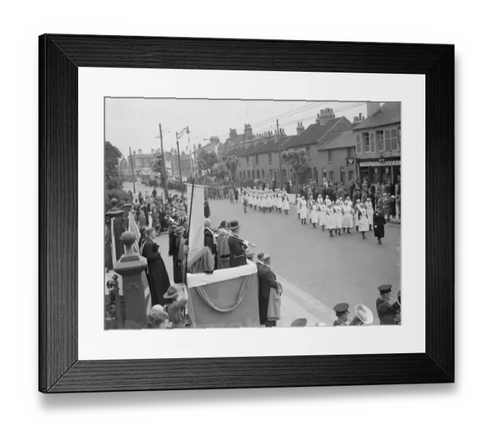 Framed Print : Bexleyheath cvil service parade. 12 June 1939 Framed Print : Bexleyheath cvil service parade. 12 June 1939