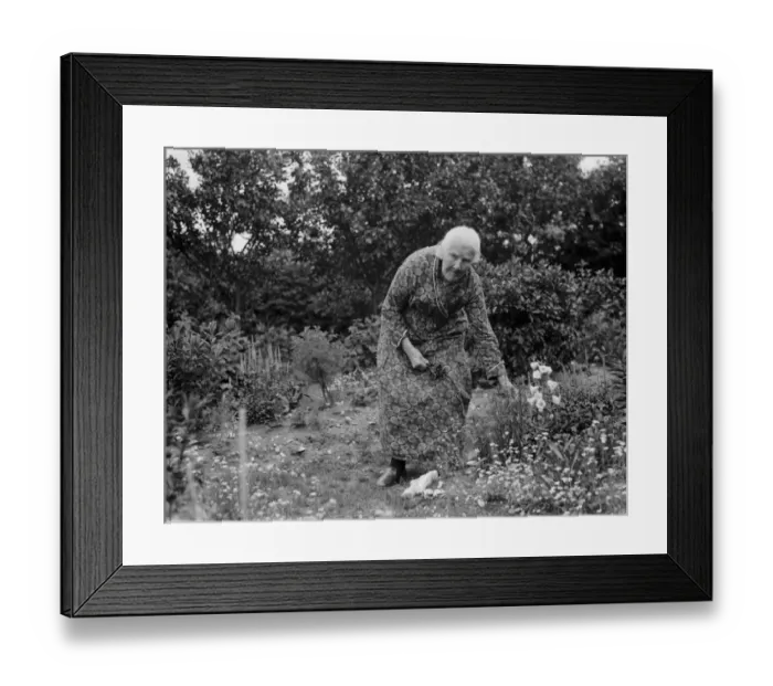 Framed Print : Mrs Matilda Jefferies of Chelsfield, Kent. 1936 Framed Print : Mrs Matilda Jefferies of Chelsfield, Kent. 1936
