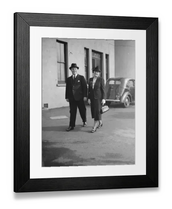 Framed Print : Mrs Janet Jennie Adamson, Labour Party by election candidate for Dartford, Kent Framed Print : Mrs Janet Jennie Adamson, Labour Party by election candidate for Dartford, Kent
