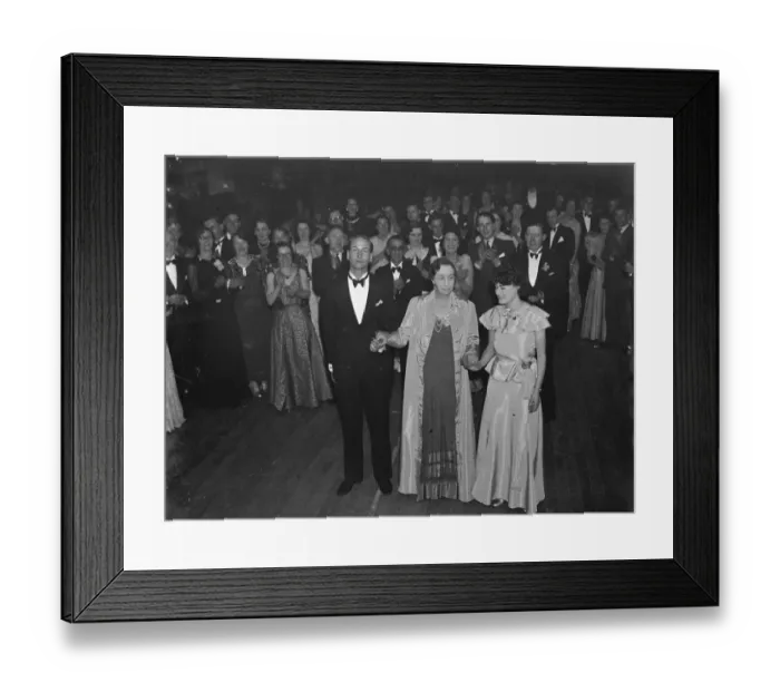 Framed Print : The Primrose League dance in Chislehurst, Kent. Standing at the front are Mr Roffey Framed Print : The Primrose League dance in Chislehurst, Kent. Standing at the front are Mr Roffey