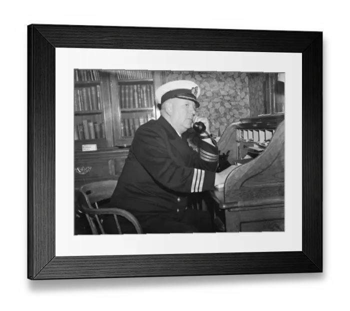 Framed Print : Thames pilots at Gravesend, Kent, who help ships navigate through the congested Framed Print : Thames pilots at Gravesend, Kent, who help ships navigate through the congested