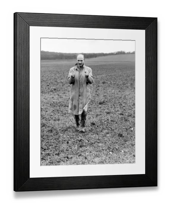 Framed Print : Water or metal divining has always been looked upon with some scepticism - since Framed Print : Water or metal divining has always been looked upon with some scepticism - since