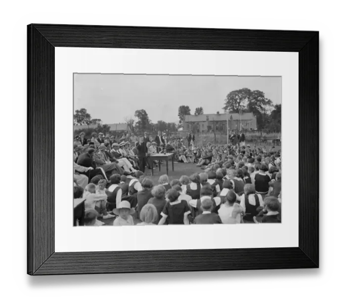 Framed Print : Swanscombe Central School Sports. 1937 Framed Print : Swanscombe Central School Sports. 1937