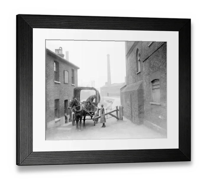 Framed Print : A toll gate in East London Framed Print : A toll gate in East London