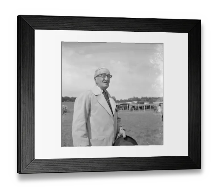Framed Print : The Edenbridge and Oxted Show - 2 August 1960 President of the Show, Mr Sam Marsh Framed Print : The Edenbridge and Oxted Show - 2 August 1960 President of the Show, Mr Sam Marsh
