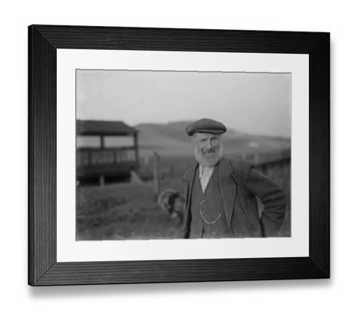 Framed Print : A farmer. 1936 Framed Print : A farmer. 1936