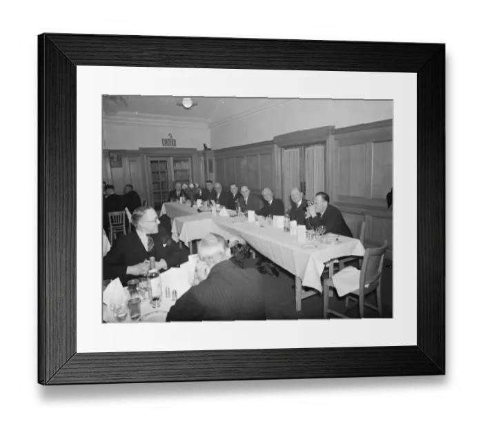 Framed Print : The top table at the Farningham Golf Club dinner. 1937