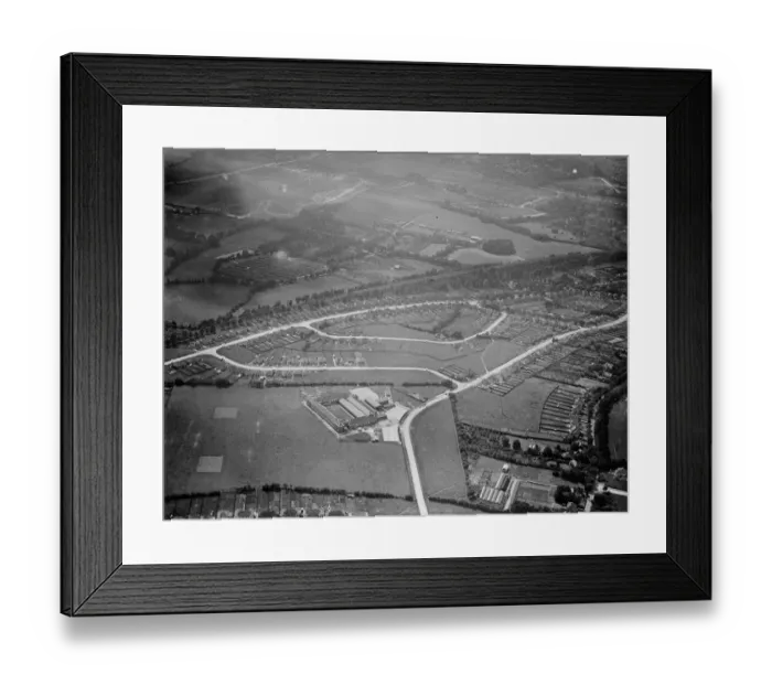Framed Print : An aerial view of Orpington, Kent. 1939 Framed Print : An aerial view of Orpington, Kent. 1939