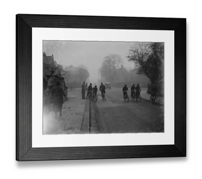 Framed Print : Station Road. 1934 Framed Print : Station Road. 1934