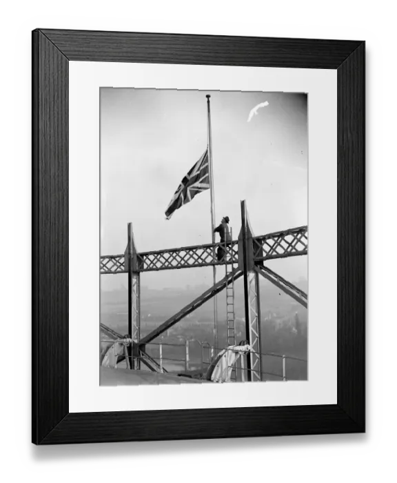 Framed Print : Flag Staff (Gas, St Mary Cray) 1934 Framed Print : Flag Staff (Gas, St Mary Cray) 1934