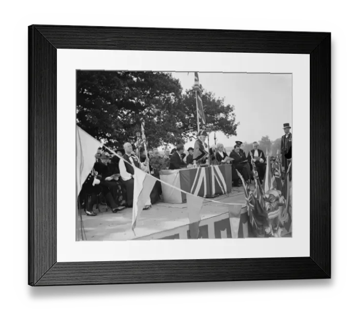 Framed Print : Bexley Charter celebrations ( incorporation as a borough ); The Mayor addressing Framed Print : Bexley Charter celebrations ( incorporation as a borough ); The Mayor addressing