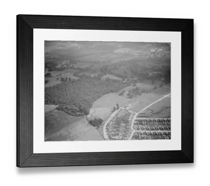 Framed Print : An aerial view of Footscray Place and North Cray Estate in Kent. 1939 Framed Print : An aerial view of Footscray Place and North Cray Estate in Kent. 1939