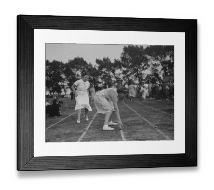 Framed Print : Liberal fete and sports, Swanscombe. 1937
