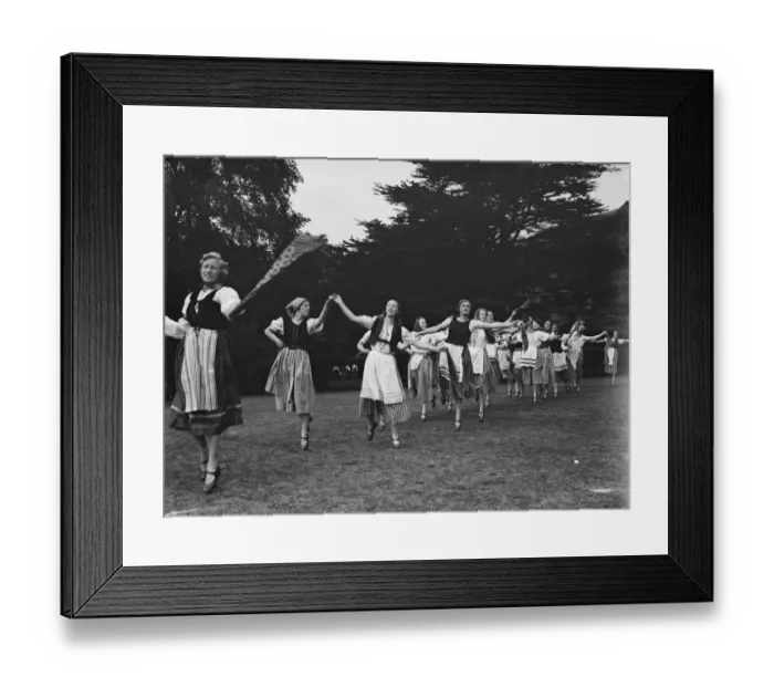 Framed Print : Bergman Osterberg College of Physical Education in Darford, Kent. Girls Hungarian Framed Print : Bergman Osterberg College of Physical Education in Darford, Kent. Girls Hungarian