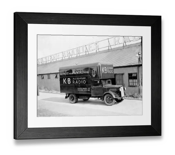 Framed Print : Bedford, Kolster Brandes Radio. 16 August 1937