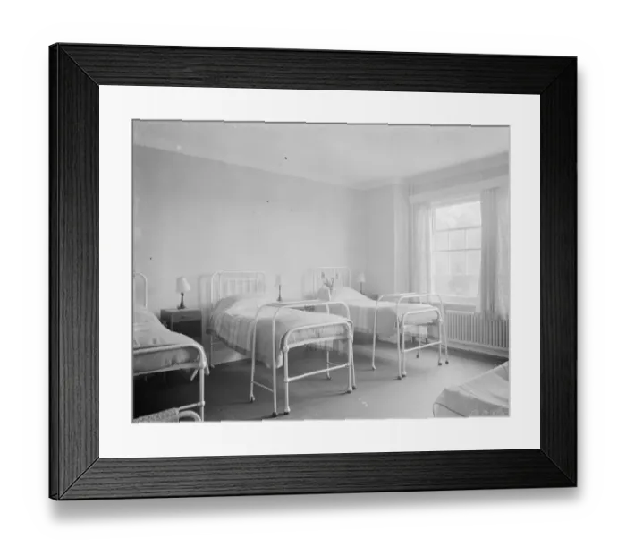 Framed Print : Riseley maternity home in Horton Kirby. The interior of the wards Framed Print : Riseley maternity home in Horton Kirby. The interior of the wards