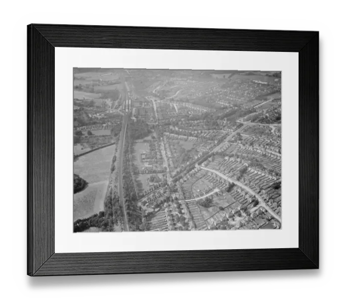 Framed Print : An aerial view of Orpington, Kent. 1939 Framed Print : An aerial view of Orpington, Kent. 1939