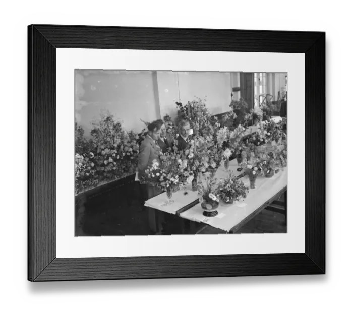 Framed Print : The Spring Flower Show in Welling, Kent. 1939 Framed Print : The Spring Flower Show in Welling, Kent. 1939