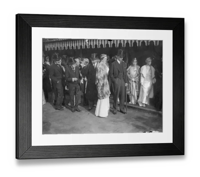 Framed Print : Duke and Duchess of Marlborough leave after Opening of Parliament. The Duke Framed Print : Duke and Duchess of Marlborough leave after Opening of Parliament. The Duke