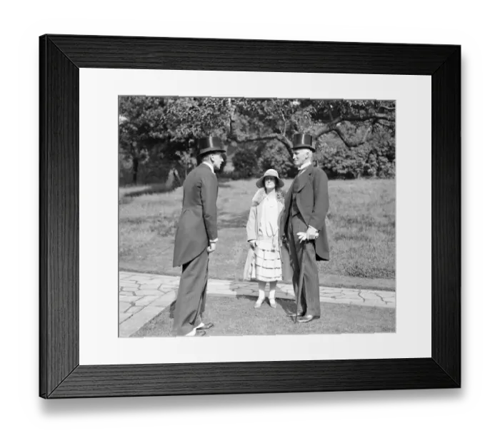 Framed Print : Sir Arthur and Lady Crosfields Garden Party at West Hill, Highgate. Sir John and Lady Simon Framed Print : Sir Arthur and Lady Crosfields Garden Party at West Hill, Highgate. Sir John and Lady Simon