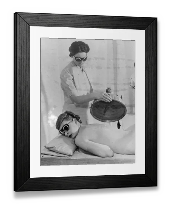 Framed Print : Beauty by Mass Production methods. Beauty treatment has been organised on Framed Print : Beauty by Mass Production methods. Beauty treatment has been organised on