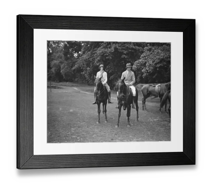 Framed Print : Roehampton Club Pony sports Lady Warrender and Lord Blandford 31 May 1924 1922 Framed Print : Roehampton Club Pony sports Lady Warrender and Lord Blandford 31 May 1924 1922