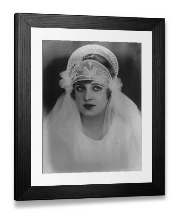 Framed Print : Introducer of Fashion Hit of the season. Mlle Colette Darfeuil wearing pearls Framed Print : Introducer of Fashion Hit of the season. Mlle Colette Darfeuil wearing pearls