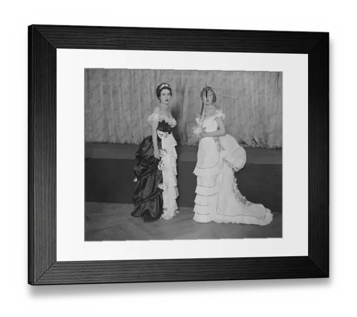 Framed Print : The Strauss Ball at the Savoy Hotel, London. Lady Furness and Mrs Carl Bendix Framed Print : The Strauss Ball at the Savoy Hotel, London. Lady Furness and Mrs Carl Bendix