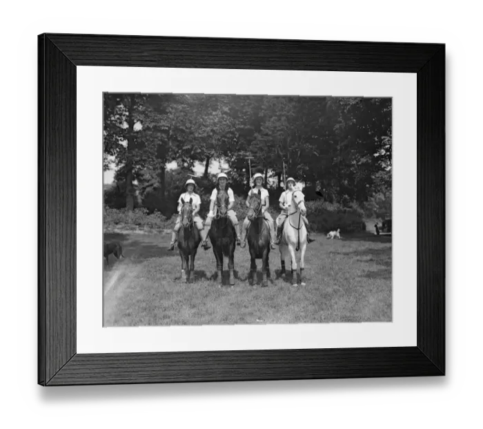 Framed Print : The ladies section on the Brighton R A polo club. They play regularly on the club Framed Print : The ladies section on the Brighton R A polo club. They play regularly on the club