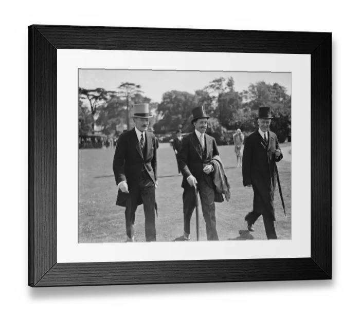 Framed Print : Polo at Hurlingham Colonel Duff ( left ) and King Alfonso. 30 June 1928 Framed Print : Polo at Hurlingham Colonel Duff ( left ) and King Alfonso. 30 June 1928