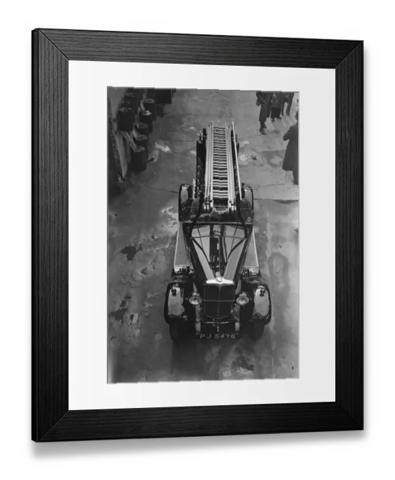 Framed Print : This fire engine invented by Richard Sansome is claimed to be the smallest fire engine Framed Print : This fire engine invented by Richard Sansome is claimed to be the smallest fire engine