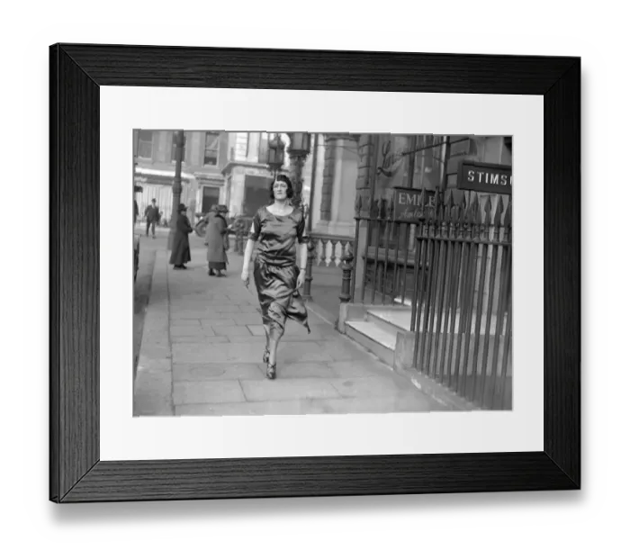Framed Print : Larue dresses worn by Miss Tonie Edgar Bruce in The Circle at Haymarket Theatre Framed Print : Larue dresses worn by Miss Tonie Edgar Bruce in The Circle at Haymarket Theatre