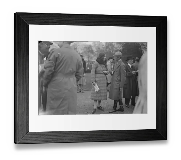 Framed Print : The United Hunt race meeting at Lingfield Park racecourse. The Honourable Dorothy Paget Framed Print : The United Hunt race meeting at Lingfield Park racecourse. The Honourable Dorothy Paget